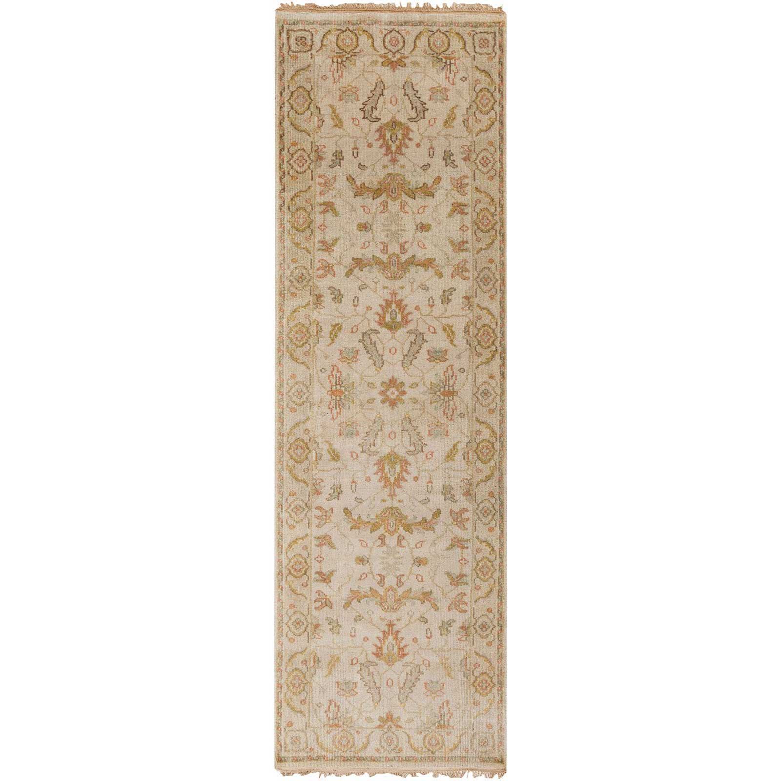 Zeus Beige/Sea Foam Runner Rug