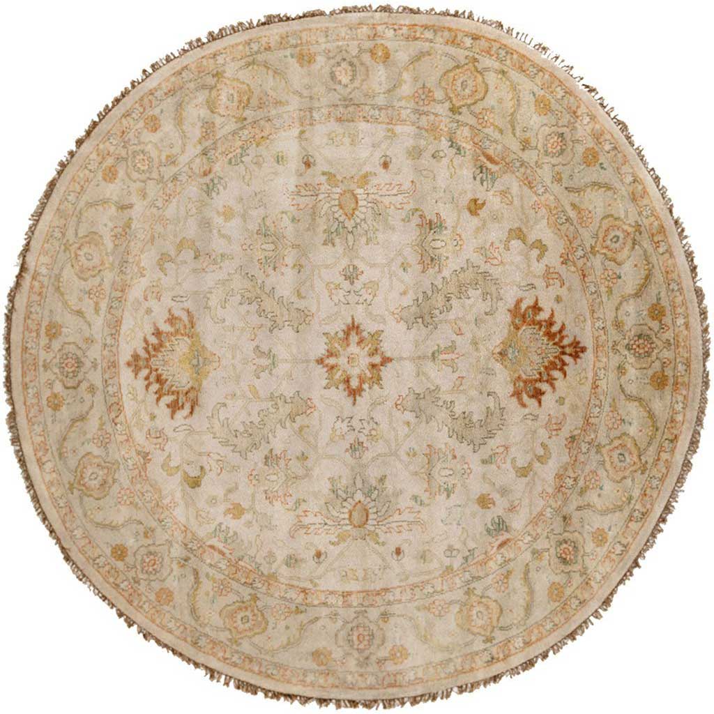 Zeus Beige/Sea Foam Round Rug