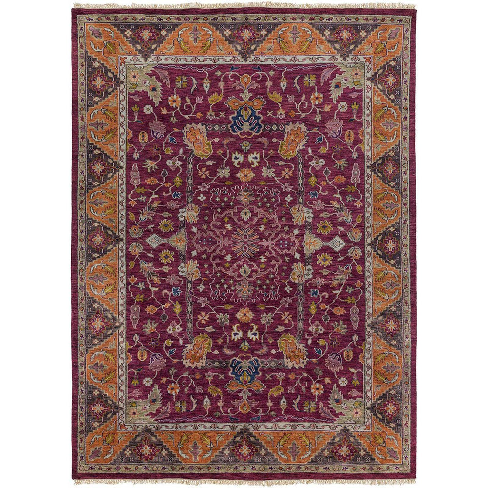 Zeus Purple/Orange Area Rug - Froy.com