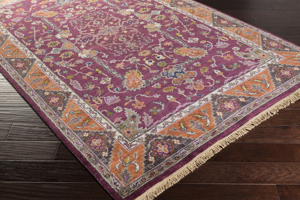 Zeus Purple/Orange Area Rug - Froy.com
