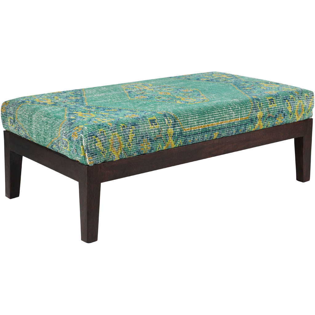 Zahara Gold/Lime/Teal Bench