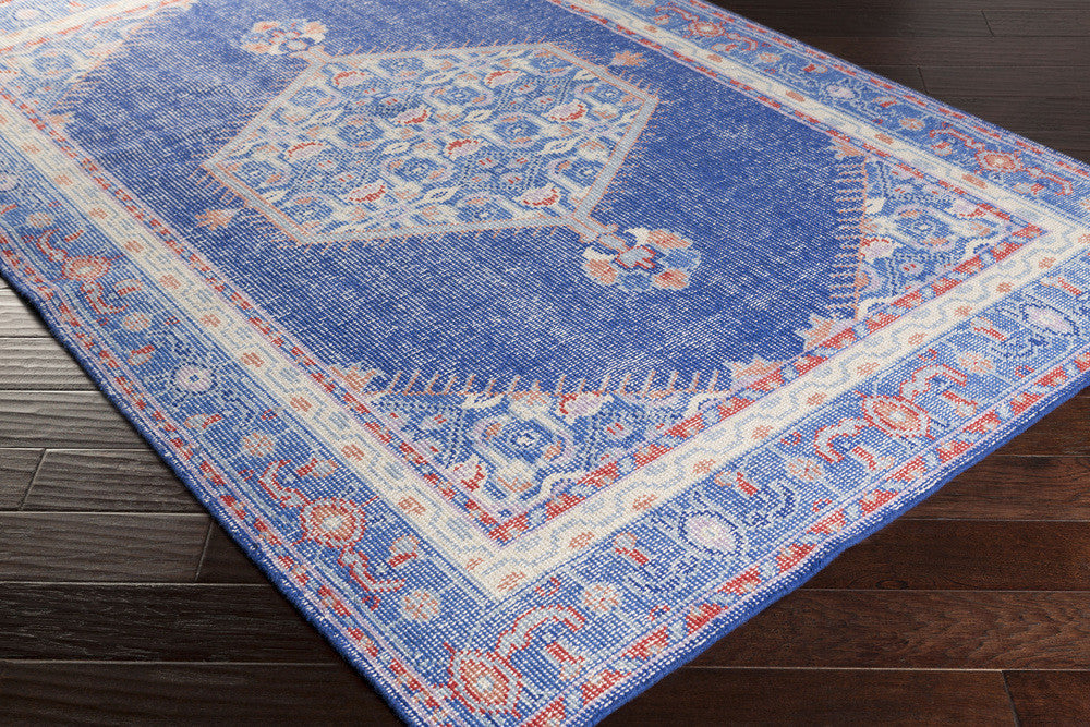 Zahra Cobalt/Poppy Area Rug