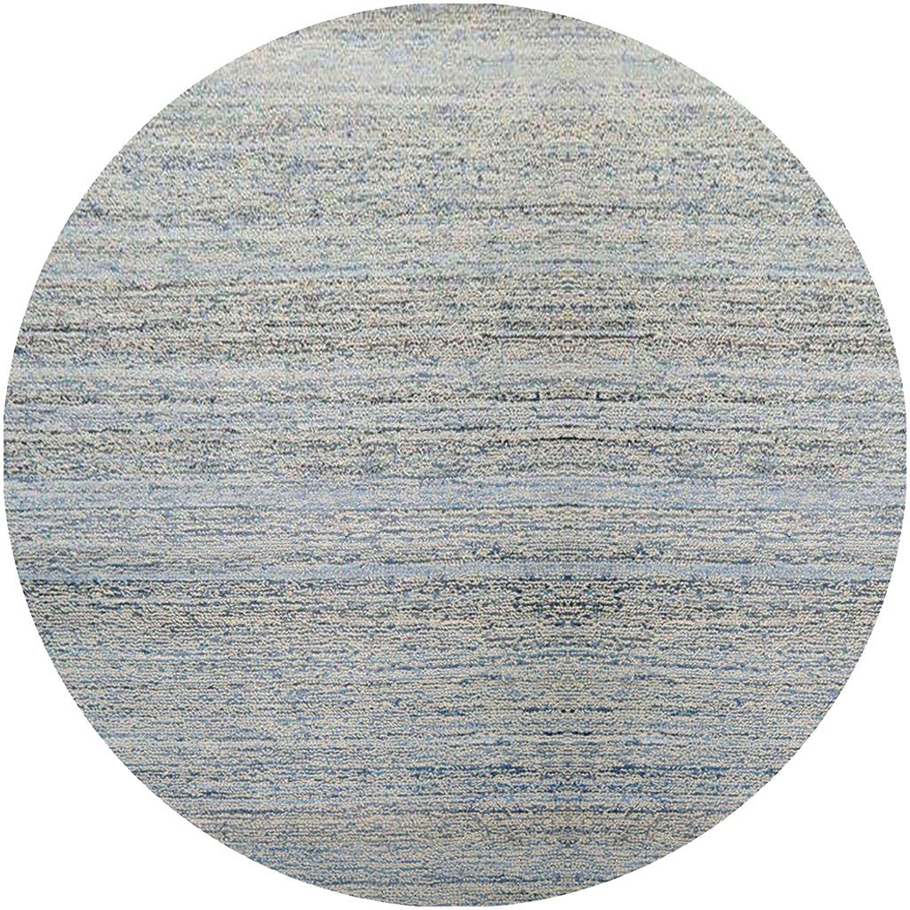Zola Light Blue/Cobalt Round Rug