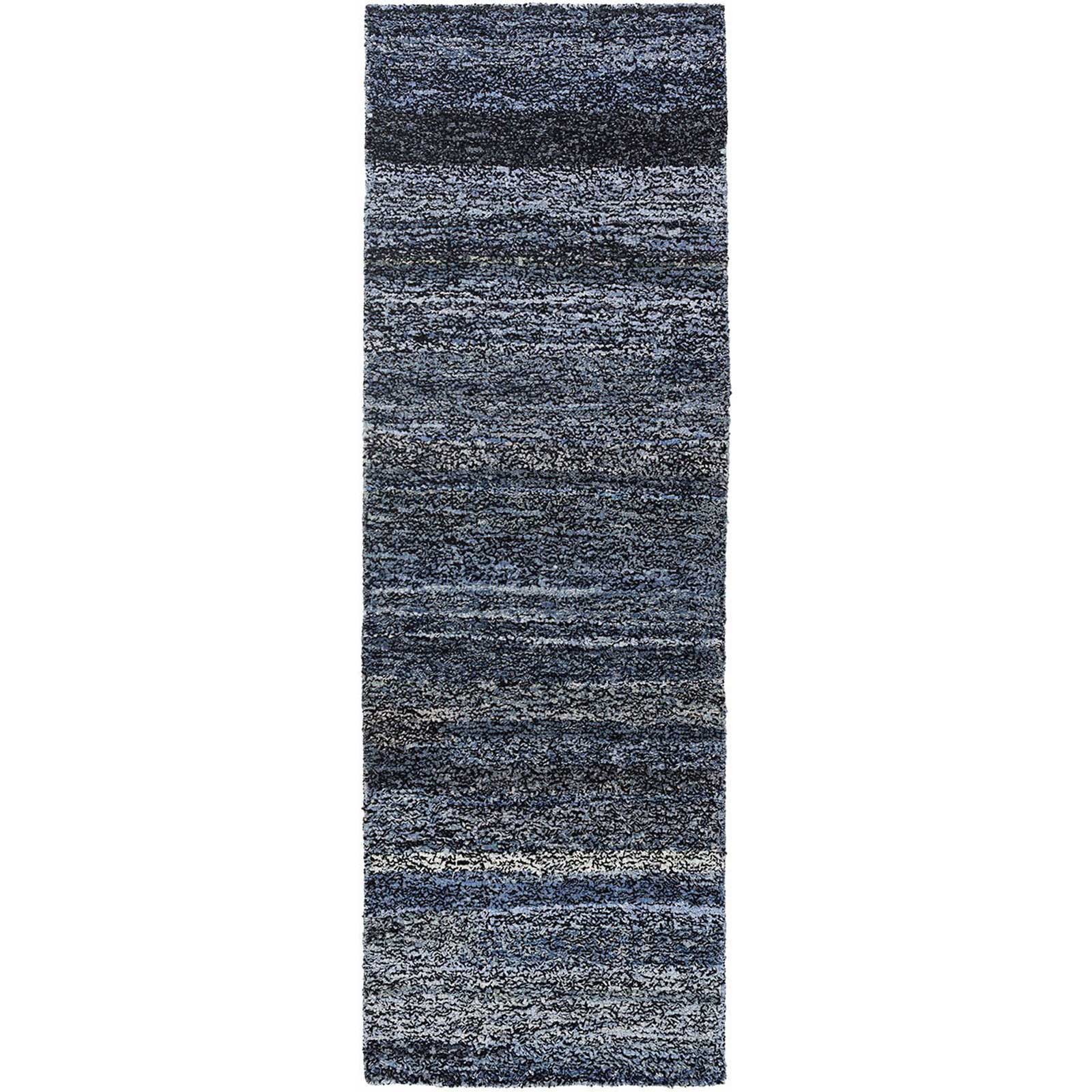 Zola Dark Blue/Cobalt Runner Rug