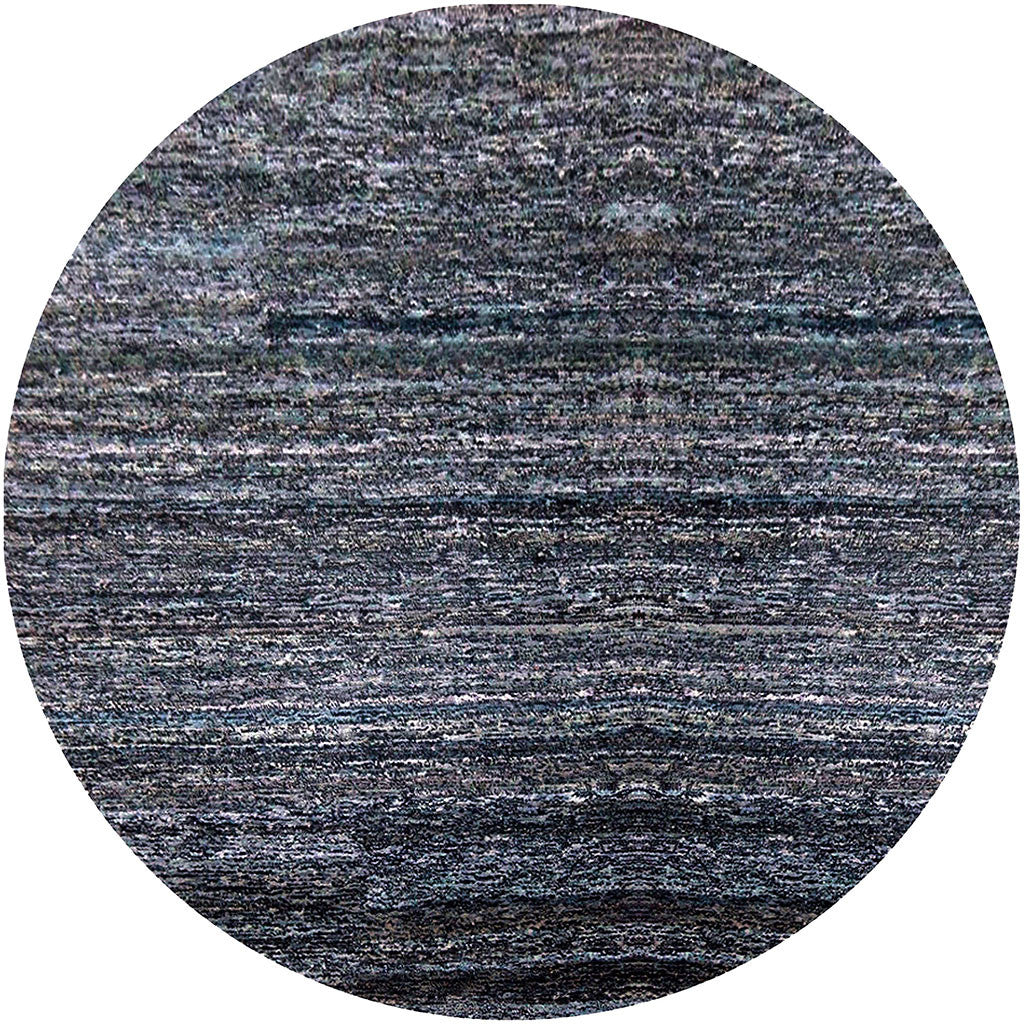 Zola Dark Blue/Cobalt Round Rug