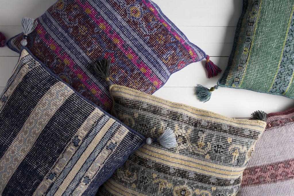 Vintage Heirloom Charcoal/Slate Pillow