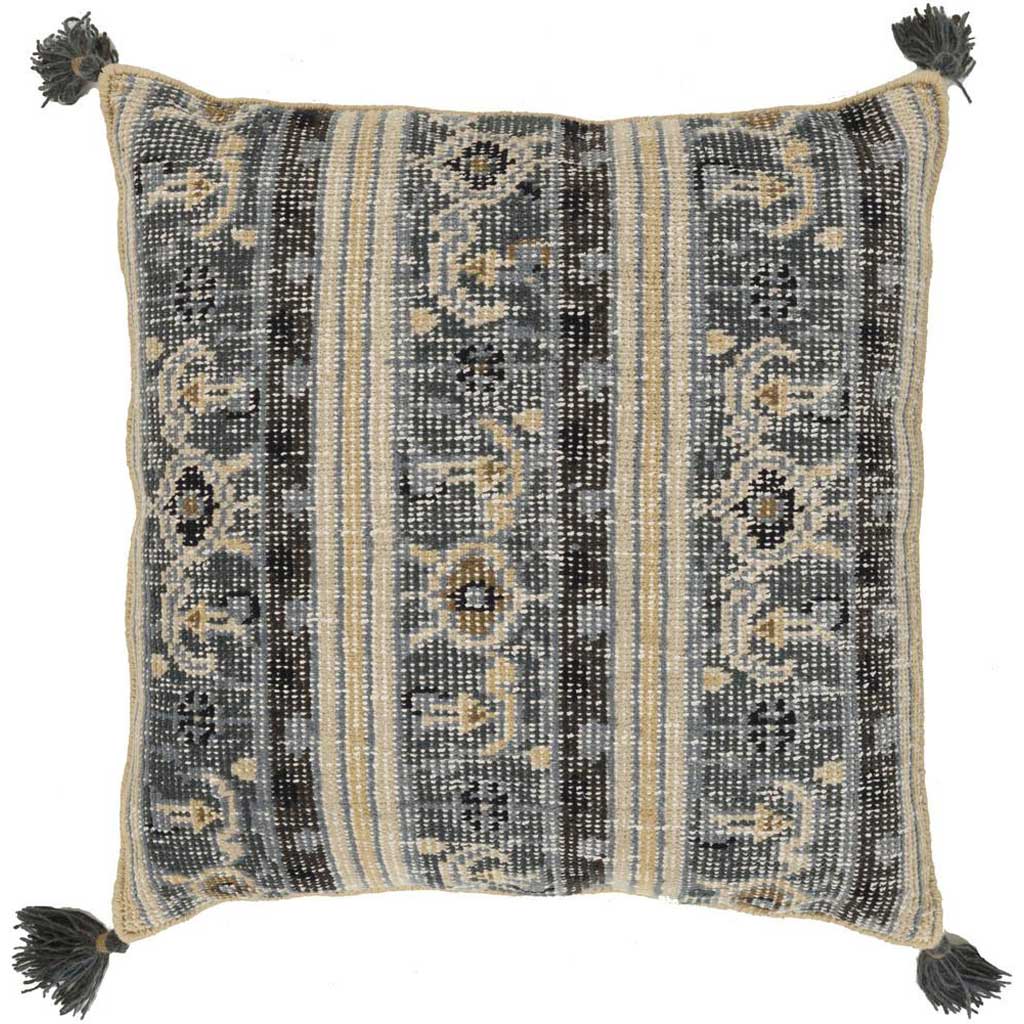 Vintage Heirloom Charcoal/Slate Pillow