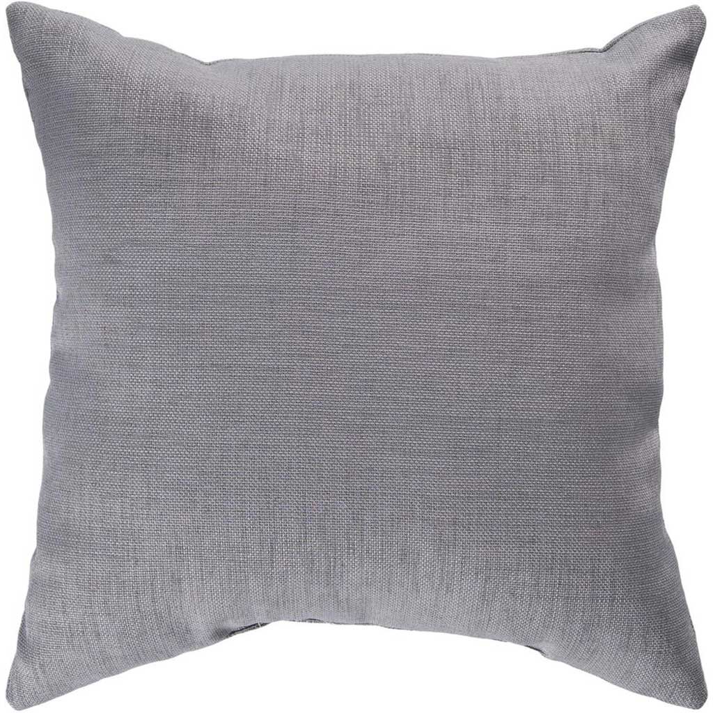 Stunning Solid Cover Gray Pillow